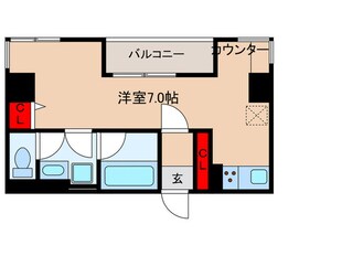 ｳﾞｨﾗﾛｲﾔﾙ ﾐｯﾄﾞｽｸｴｱ 人形町の物件間取画像